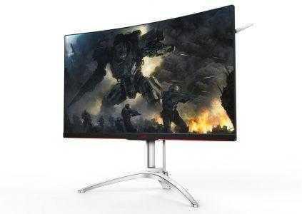 В Украине стартовали продажи геймерских мониторов AOC AGON AG272FCX и AG322QCX с изогнутыми «безрамочными» экранами