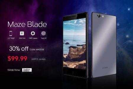 Межсезонная распродажа 2017: Лучший бюджетный смартфон Maze Blade за $100
