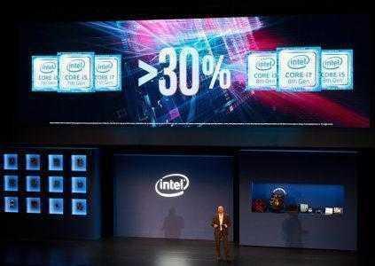 Процессоры Intel Core 8-го поколения обеспечат прирост производительности на 30% по сравнению с предшественниками