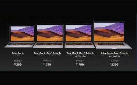 Apple обновила все ноутбуки MacBook (даже MacBook Air), теперь в них используются процессоры Intel Kaby Lake