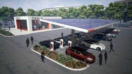 Илон Маск: Мы отключим почти все зарядные станции Supercharger от электрических сетей и переведем их на схему «солнечные панели + аккумуляторы»