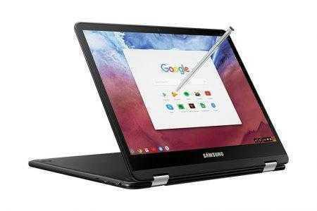В сеть попали официальные фото «черного» хромбука Samsung Chromebook Pro, способного запускать Android-приложения на Chrome OS