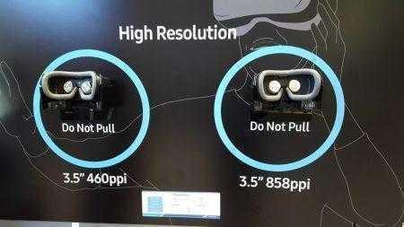 Samsung представила дисплей для гарнитур VR с плотностью 858 пикселей на дюйм