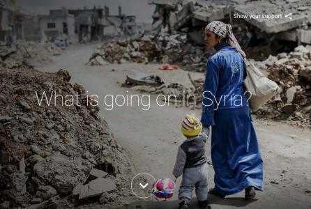 ООН и Google запустили специальный сайт, посвященный сирийскому кризису и беженцам