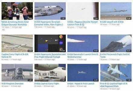 NASA выложило на YouTube архивные кадры испытаний самолетов: 500 видеозаписей начиная с 1947 года
