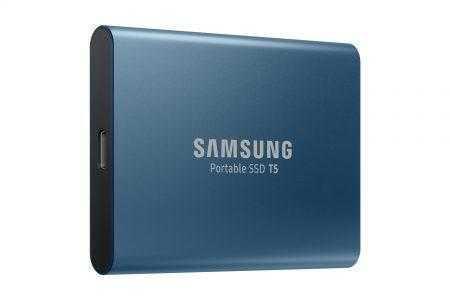 Портативные твердотельные накопители Samsung Portable SSD T5 передают данные со скоростью до 540 МБ/с и не боятся падений с высоты до 2 м