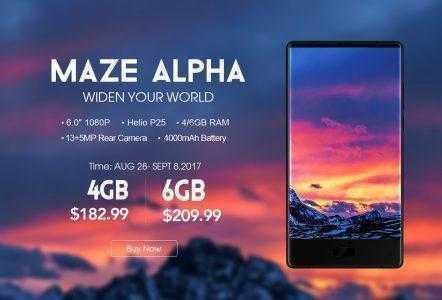Смартфон Maze Alpha с 6 ГБ ОЗУ доступен для предзаказа
