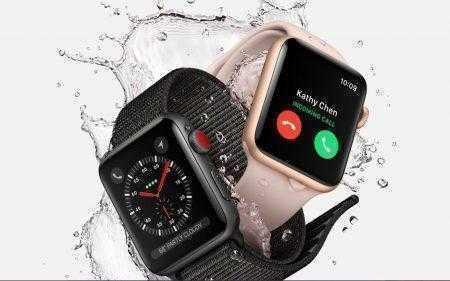 Запас автономности Apple Watch Series 3 в режиме разговора в сети LTE – чуть больше одного часа