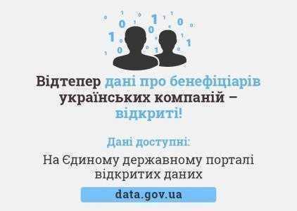 Украина опубликовала данные о бенефициарах компаний на едином государственном портале и присоединилась к глобальному реестру от Transparency International