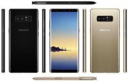 Samsung опубликовала два новых рекламных ролика Galaxy Note8