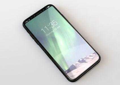 В сеть попал финальный дизайн iPhone 8: скругленный 5,8-дюймовый OLED-экран со служебной панелью, сканер отпечатков в кнопке питания и ценник $1100-$1200