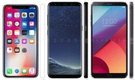 Сравнение характеристик iPhone X, Galaxy S8, LG G6, Mi Mix 2, Essential Phone