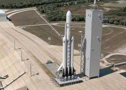 SpaceX провела успешные испытания всех трёх ускорителей тяжёлой ракеты Falcon Heavy и показала видео теста