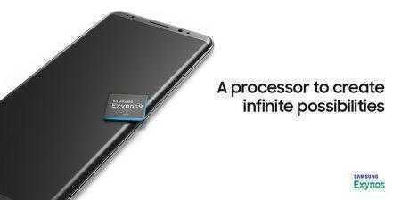 Samsung случайно раскрыла внешность смартфона Galaxy Note 8 в рекламе процессора Exynos 9