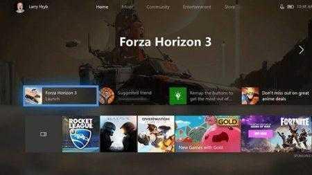 Microsoft тестирует обновлённый дизайн главной панели Xbox One на базе концепции Fluent Design