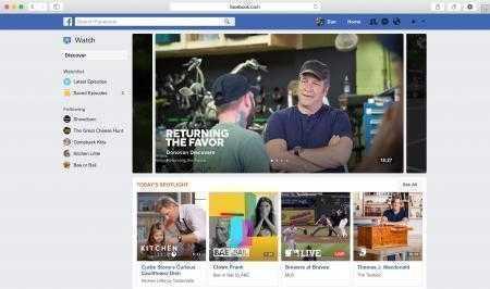 Facebook запускает похожий на YouTube видеосервис Watch, который должен помочь соцсети открыть двери на рынок телевизионной рекламы