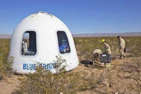 Blue Origin может выполнить первый пилотируемый полет New Shepard уже в 2018 году