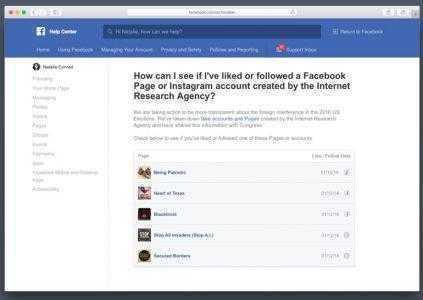 Facebook уведомит пользователей, которые могли пострадать от фейковых российских аккаунтов