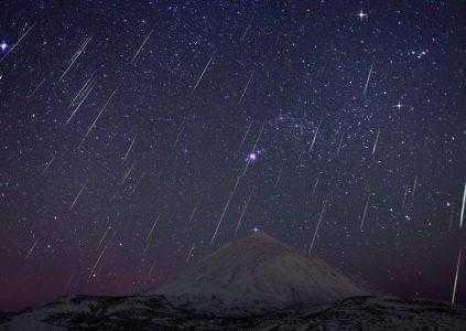 В ночь на 14 декабря будет наблюдаться максимум метеорного потока Гемениды