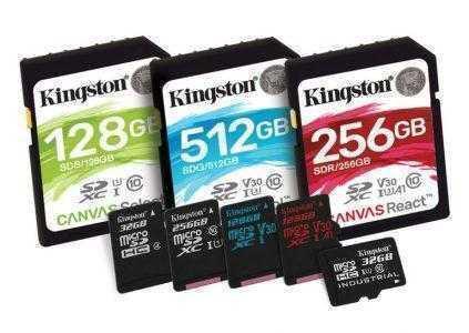 Kingston выпустила карты памяти SD и microSD серии Canvas